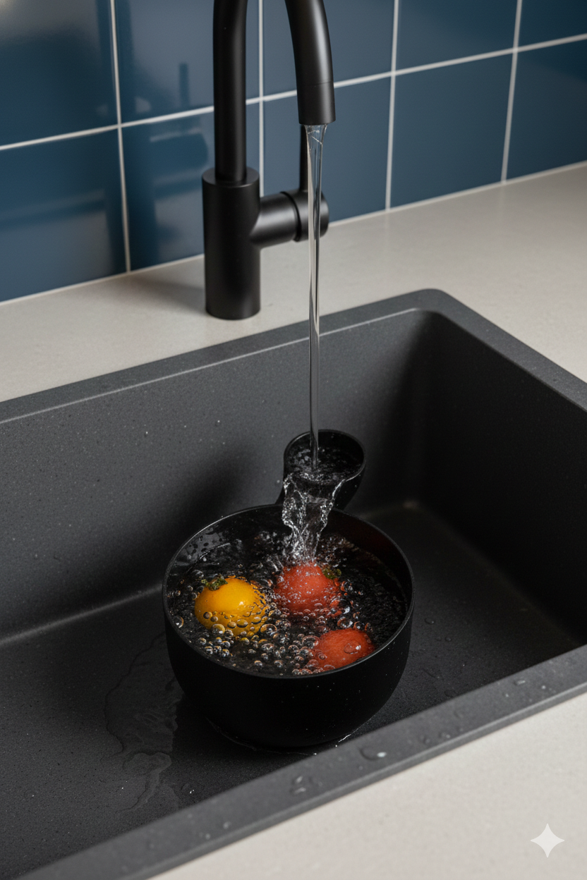 Vegetable and Fruit Washer Side View